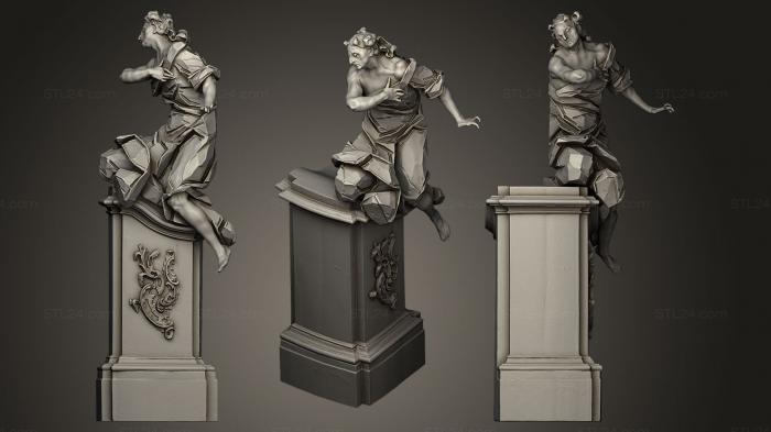Statues antique and historical (Angel_2, STKA_0732) 3D models for cnc